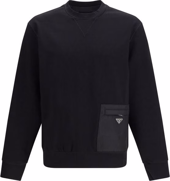 Black Viscose Sweatshirt
