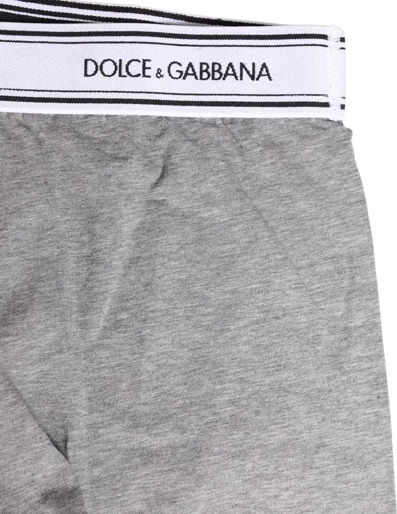 Gray Logo Waistband Cotton Men Boxer Underwear