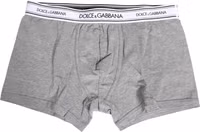 Gray Logo Waistband Cotton Men Boxer Underwear 2