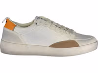 White Polyurethane Men Sneaker 1