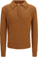 Brown Cotton Polo Shirt 1