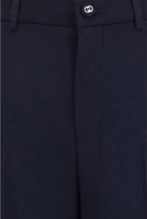 Blue Viscose Casual Pants 3