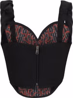 Black Polyester Blouse 2