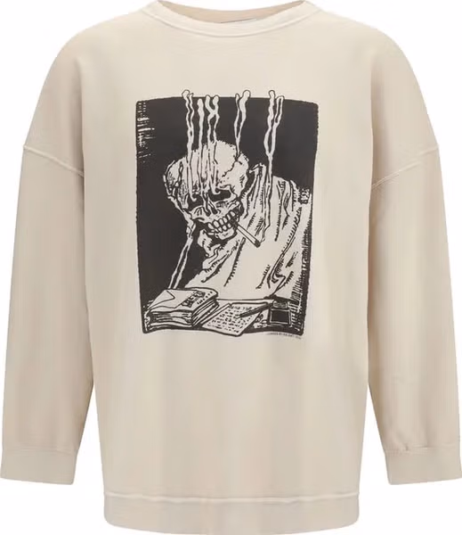 Beige Cotton Sweatshirt