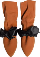 Brown Black Suede Boots Shoes 2