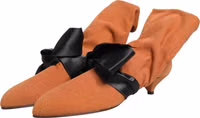 Brown Black Suede Boots Shoes 3