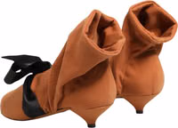 Brown Black Suede Boots Shoes 4