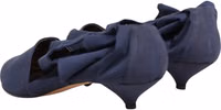 Blue Cotton Ankle Boots Shoes 4