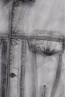 Gray Cotton Denim Jacket 3