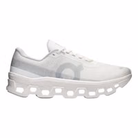 White Recycled Polyester Athletic Sneakers 2