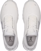 White Recycled Polyester Athletic Sneakers 3