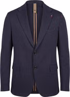 Blue Cotton Two-Piece Suit 3