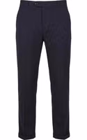 Blue Cotton Two-Piece Suit 4