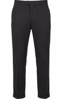 Black Cotton Two-Piece Suit 4