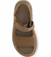 Brown Recycled Polyester Flat Sandals 4