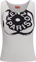 White Cotton Tank Tops 1