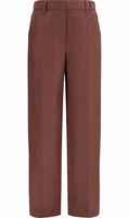 Brown Linen Casual Pants 1