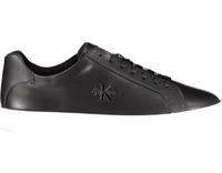 Black Polyurethane Men Sneaker 1