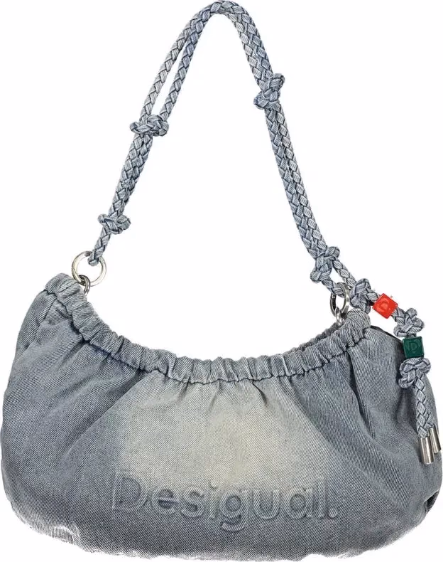 Azzurro Cotton Women's Handbag