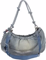 Azzurro Cotton Women's Handbag 2