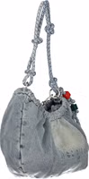 Azzurro Cotton Women's Handbag 3