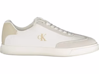 White Polyurethane Men Sneaker 1