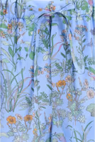 Blue Silk Bermuda Shorts 3