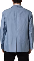 Light Blue Single Breasted Men Jacket Blazer 3