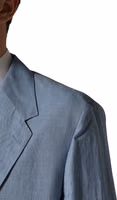 Light Blue Single Breasted Men Jacket Blazer 5