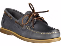 Blue Leather Men Classic Shoe 2