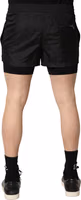 Black Polyester Drawstring Men Shorts Swimwear 3
