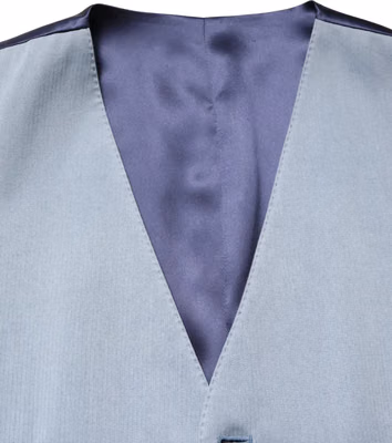 Gray Wool Single Breasted Men Waistcoat Vest