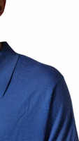 Blue Cashmere Short Sleeves Polo  T-shirt 5