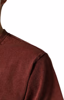 Maroon Print Round Neck Short Sleeve T-shirt 5
