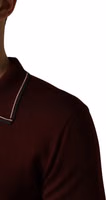 Maroon Re-Edition Wool Long Sleeves T-shirt 5