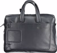 Blu Leather Men Briefcase 1