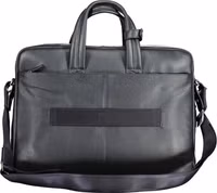 Blu Leather Men Briefcase 2