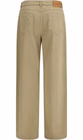 Beige Cotton Casual Pants 2