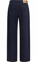Blue Cotton Casual Pants 2
