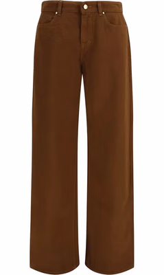 Brown Cotton Pants
