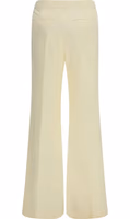 Beige Viscose Flared Pants 2