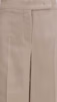 Beige Silk Casual Pants 3