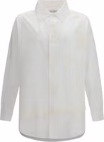 White Cotton Pattern Shirt 1