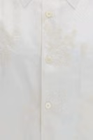 White Cotton Pattern Shirt 3