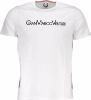 White Cotton Men T-Shirt 1