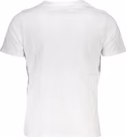 White Cotton Men T-Shirt 2
