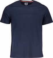 Blue Cotton Men T-Shirt 1