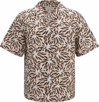 Brown Cotton Pattern Shirt 1
