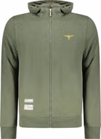 Blue Cotton Mens Hoodie 1