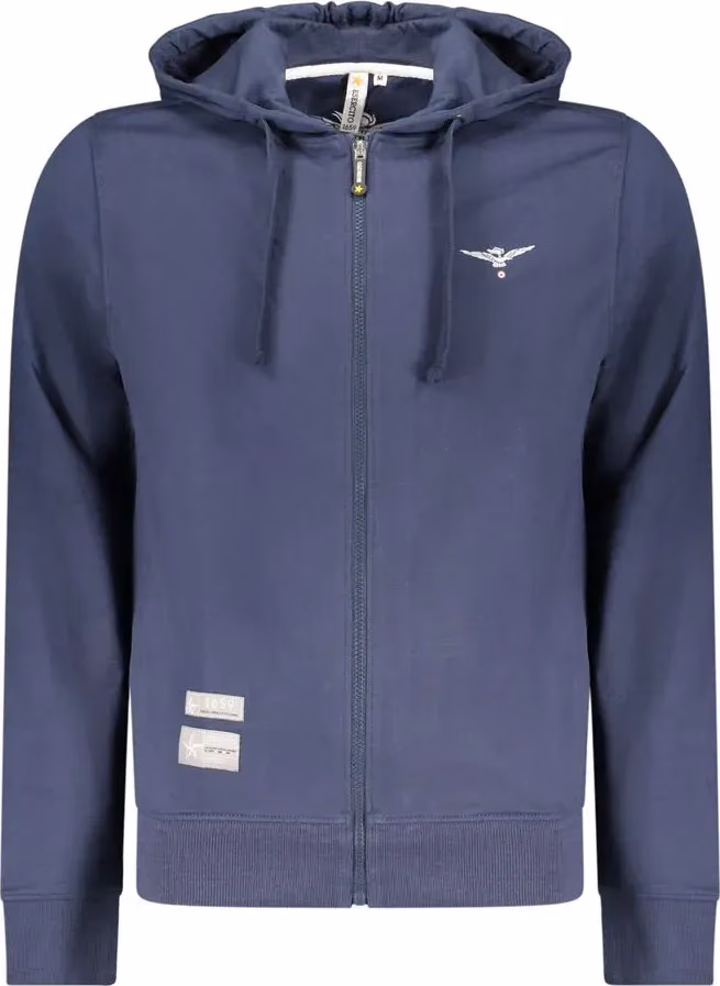 Black Cotton Men Sweatshirt